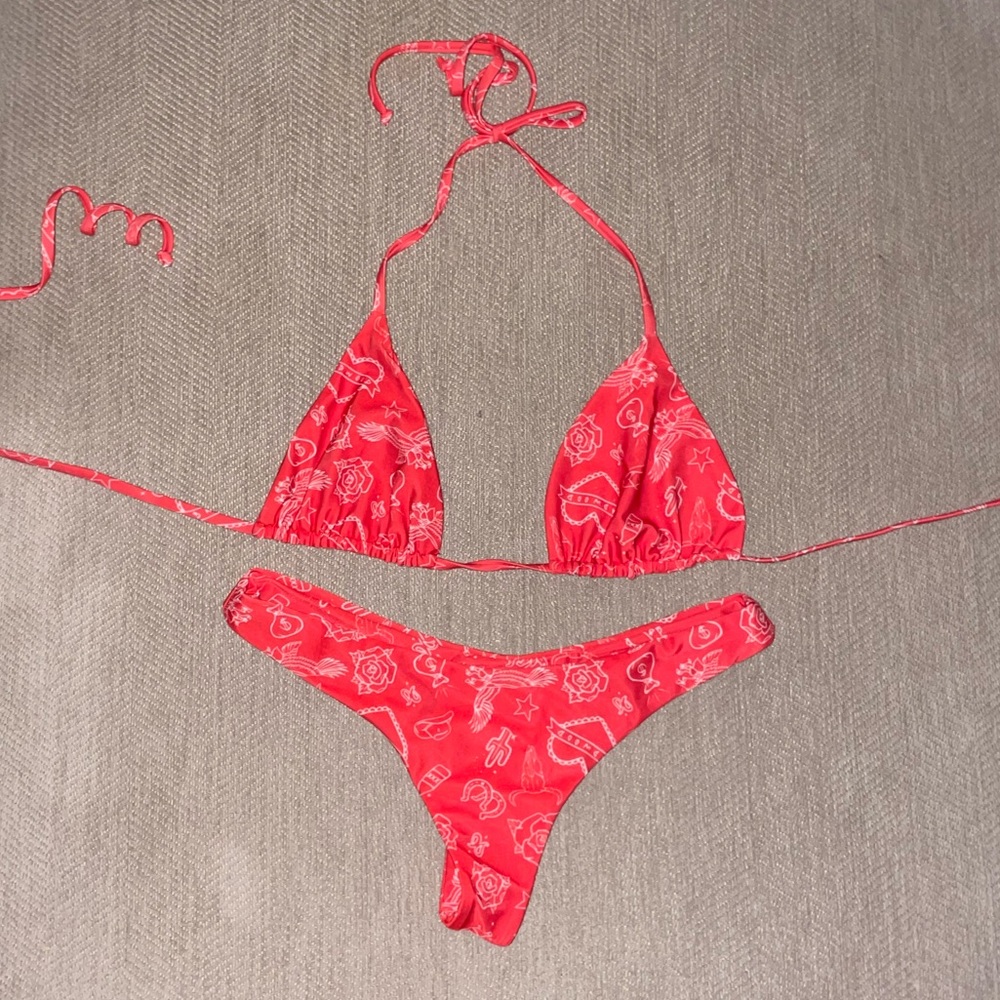 Badwood Bandit Bikini Red